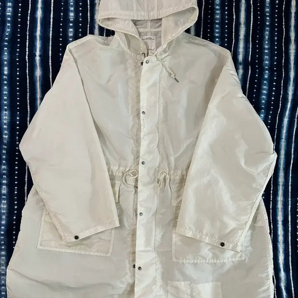 [BUNJANG] Visvim Jurapaka Mud-Dyed Nylon Parka Off-White Size 4 / Visvim (4) 주라파카 오프화이트 머드다잉