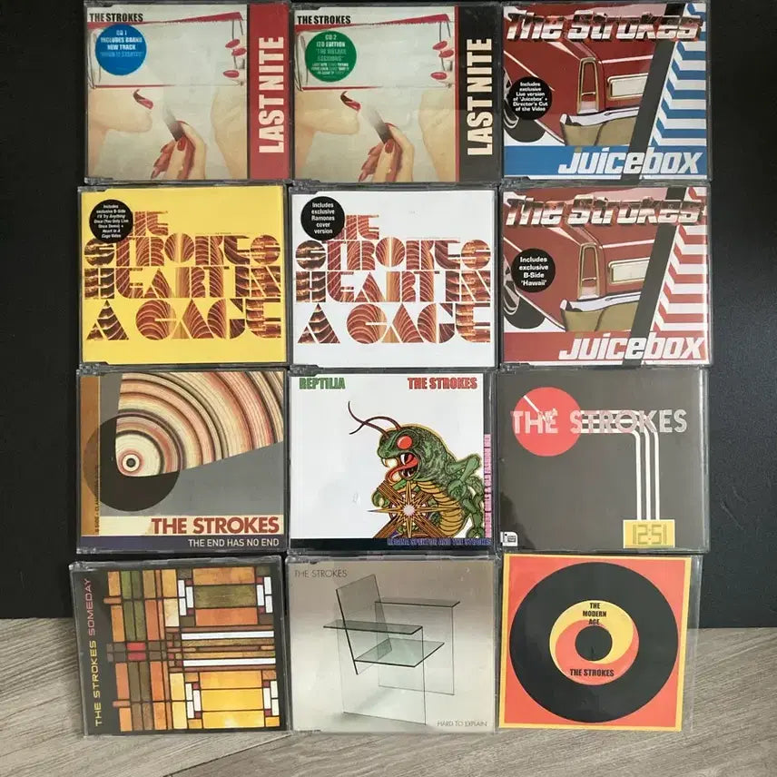 [BUNJANG] The Strokes Single CD Collection (2001-2006) / 스트록스- 싱글 CD 12장