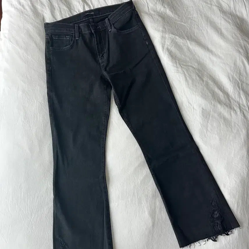 [BUNJANG] J Brand Women's Bootcut Black Denim Pants / J Brand 제이브랜드 여성 부츠컷 블랙 데님 팬츠 청바지