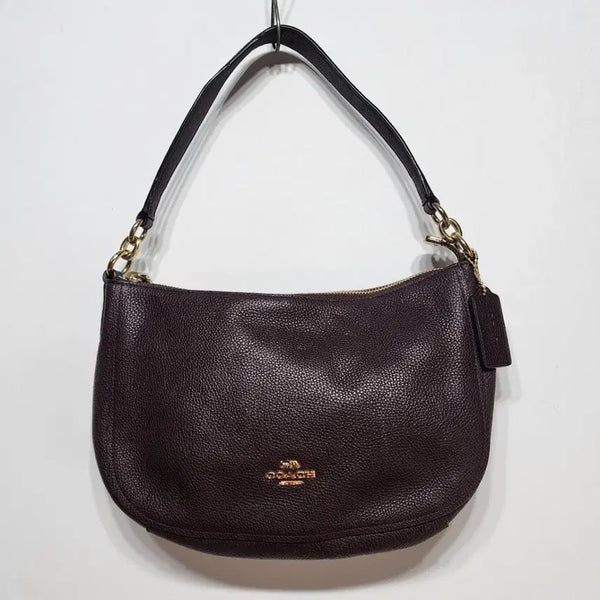 [BUNJANG] Coach Erin Shoulder Bag Hobo Bag Burgundy / 코치 COACH 에린 숄더백 호보백 가방 버건디