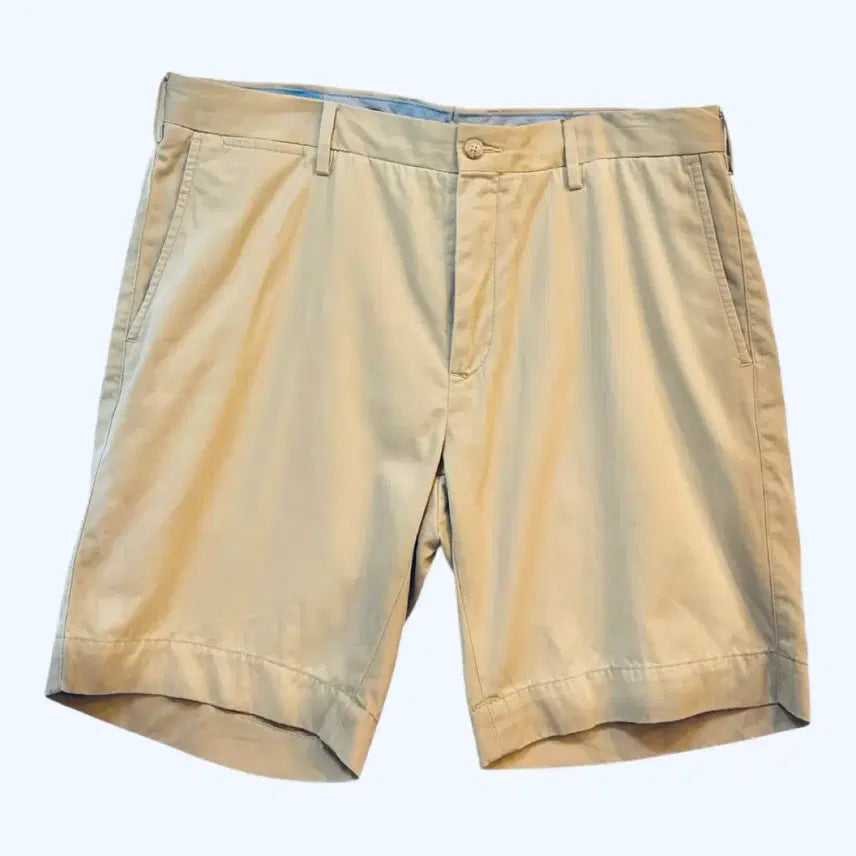 [BUNJANG] Polo Ralph Lauren Pima Cotton Straight Fit Shorts Beige / 폴로 스트레이트핏 피마코튼 반바지