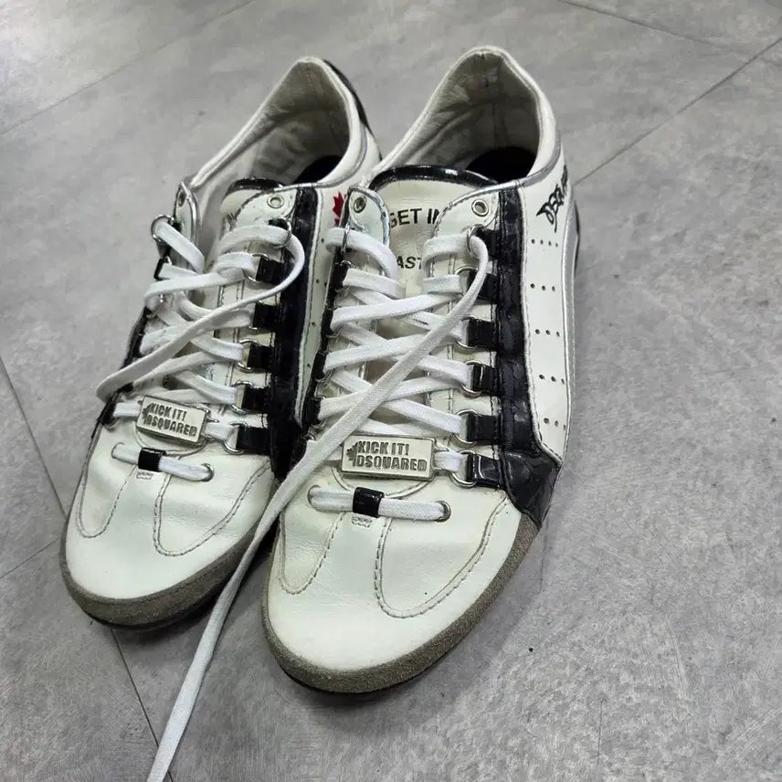 [BUNJANG] DSQUARED2 Kick It 551 Sneakers / 디스퀘어드2  킥 잇 551 스니커즈 265