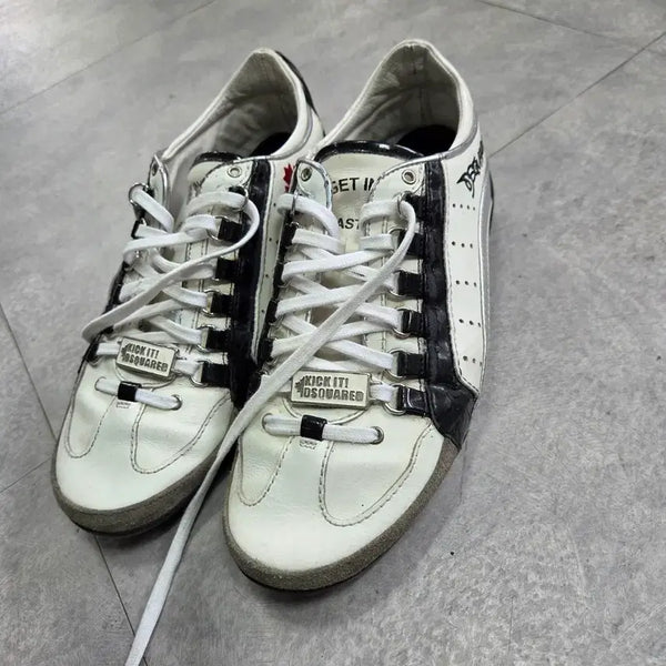 [BUNJANG] DSQUARED2 Kick It 551 Sneakers / 디스퀘어드2  킥 잇 551 스니커즈 265