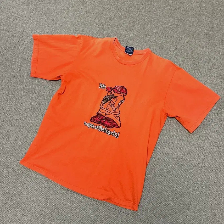 [BUNJANG] School of Hard Knock Vintage Old School T-Shirt XL / 스쿨 오브 하드 낙 빈티지 올드스쿨 티셔츠