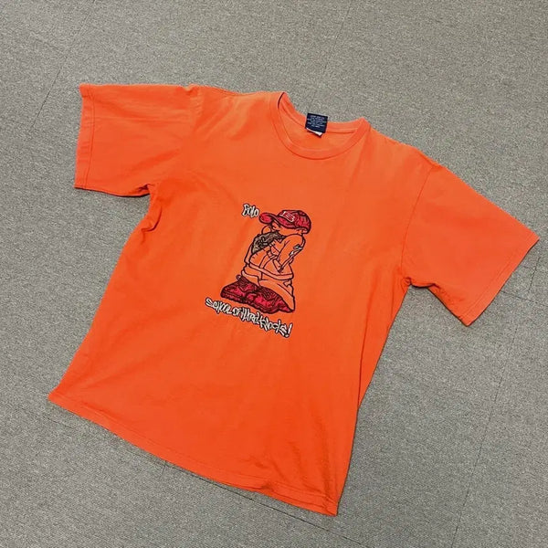 [BUNJANG] School of Hard Knock Vintage Old School T-Shirt XL / 스쿨 오브 하드 낙 빈티지 올드스쿨 티셔츠