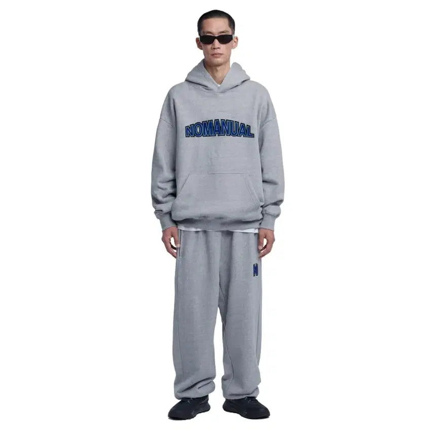 [BUNJANG] NOMANUAL Sweat Setup (Hooded Top & Bottoms) / 노매뉴얼 스웻 셋업