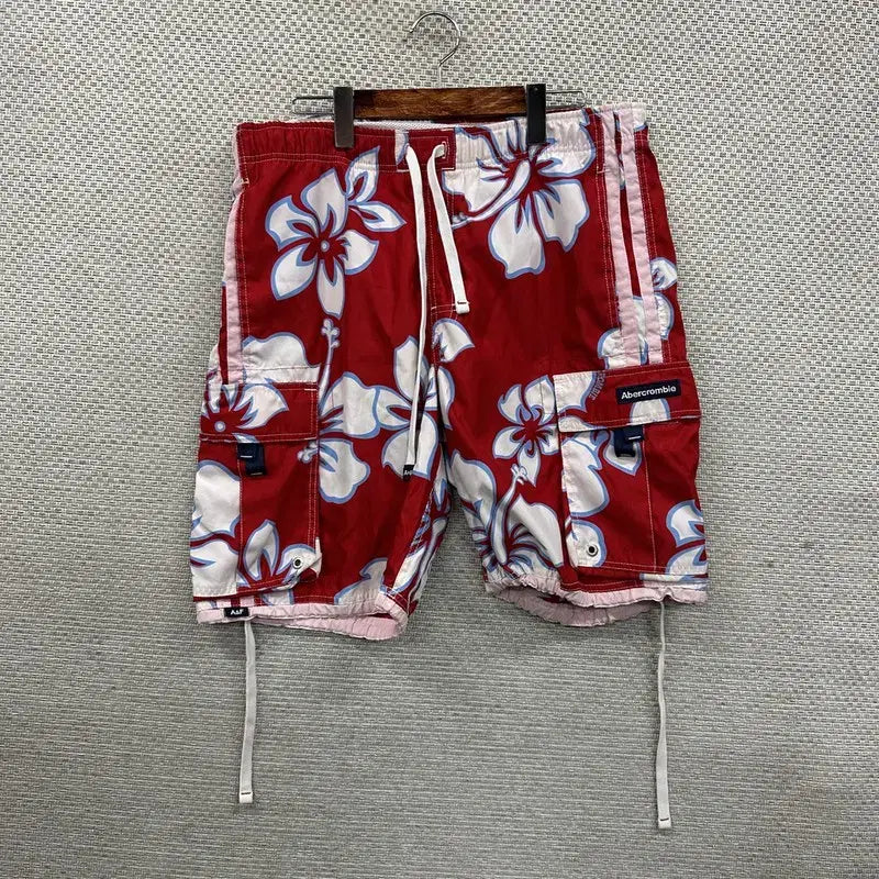 [BUNJANG] Abercrombie Hawaiian Swim Shorts - Medium / 아베크롬비 하와이안 수영복 반바지 M D00070