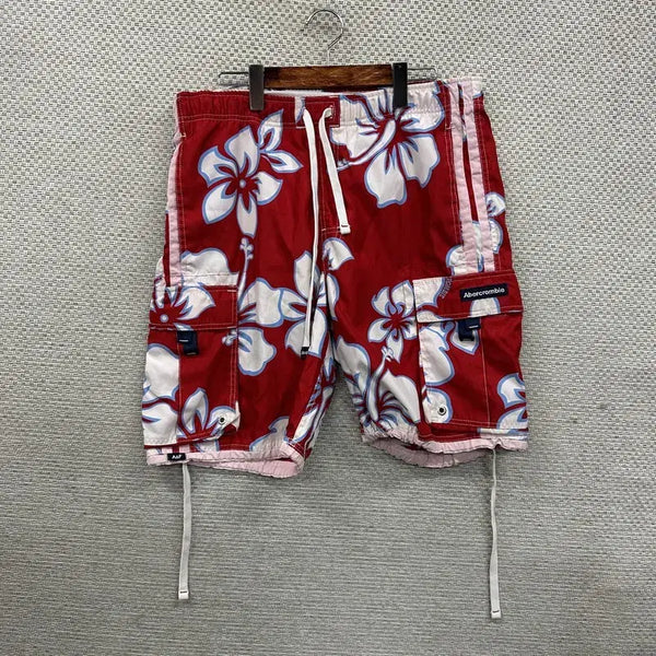 [BUNJANG] Abercrombie Hawaiian Swim Shorts - Medium / 아베크롬비 하와이안 수영복 반바지 M D00070