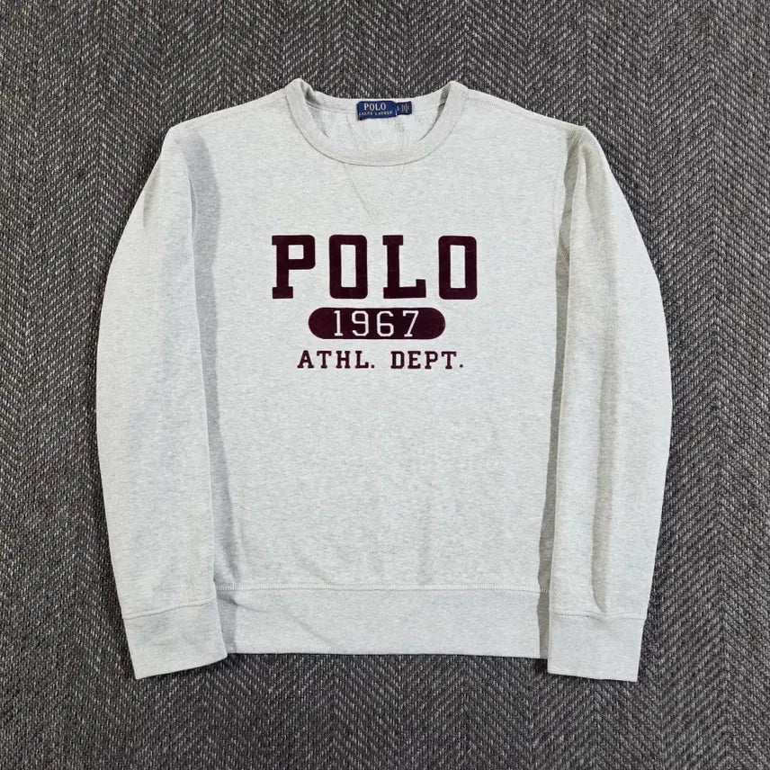 [BUNJANG] Polo Ralph Lauren Spellout 1967 Sweatshirt / 폴로 랄프로렌 스펠아웃 1967 맨투맨