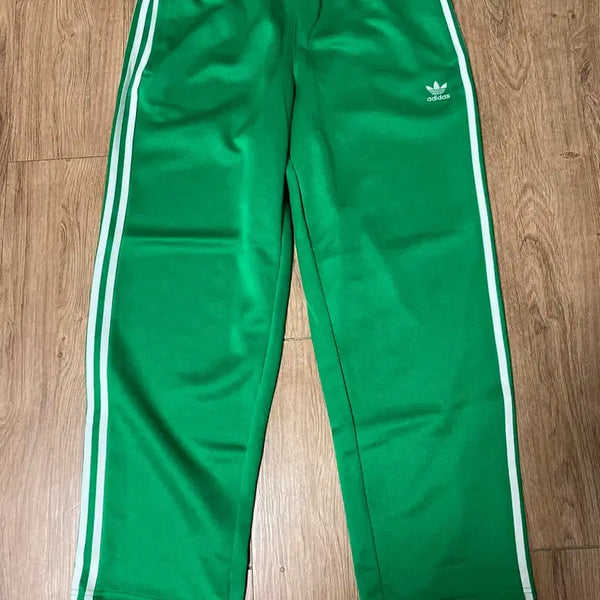 [BUNJANG] Adidas Classic Wide Track Pants Green / [2XL/XXL] 아디다스 클래식 와이드 트랙 팬츠 / 그린