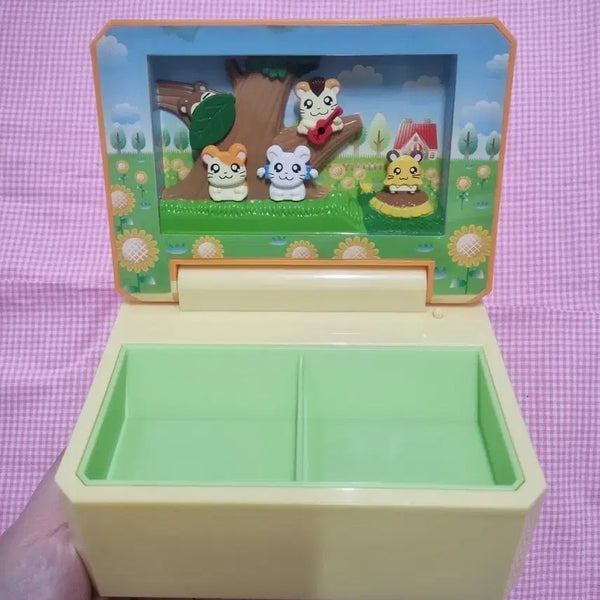 [BUNJANG] Rare Vintage Hamtaro Music Box Storage / 레어 고전 햄토리 오르골 보관함