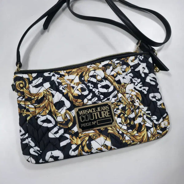 [BUNJANG] Versace Jeans Couture Baroque Quilted Crossbody Bag / 베르사체 진스 꾸뛰르 바로크 퀼팅 크로스백