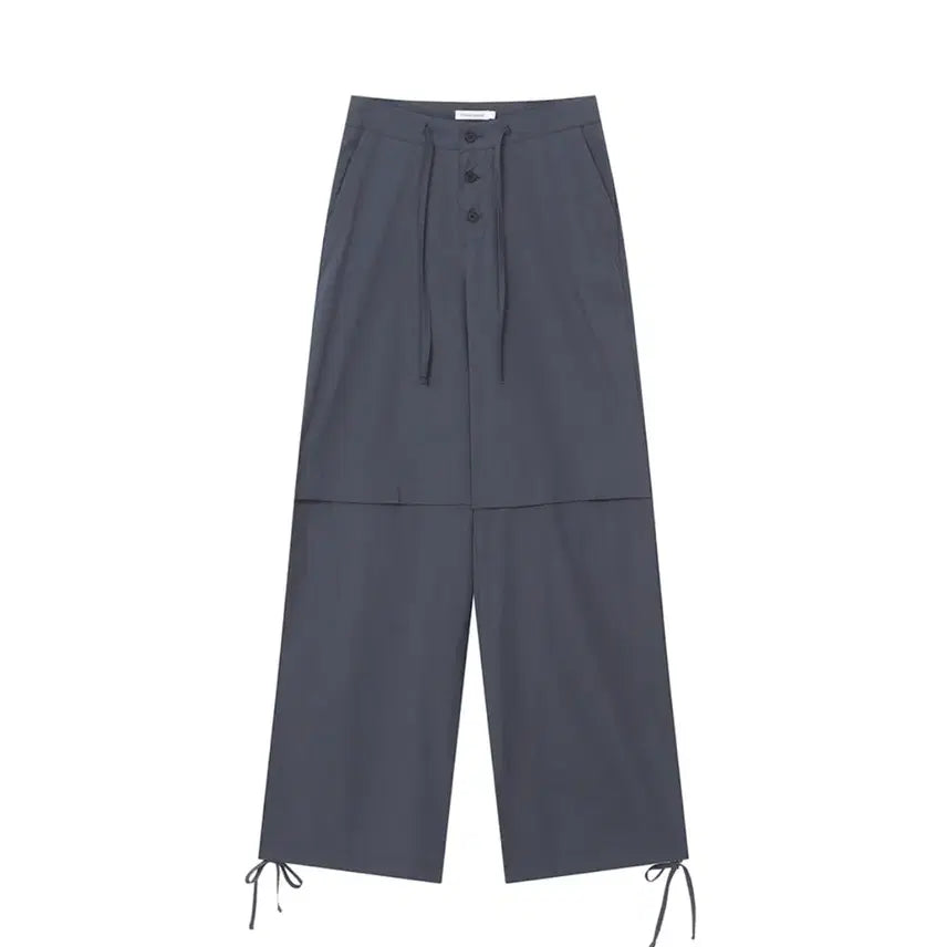 [BUNJANG] Miseki Seoul True Relax Pants Stone Blue / 미세키서울 True relax pants STONE BLUE