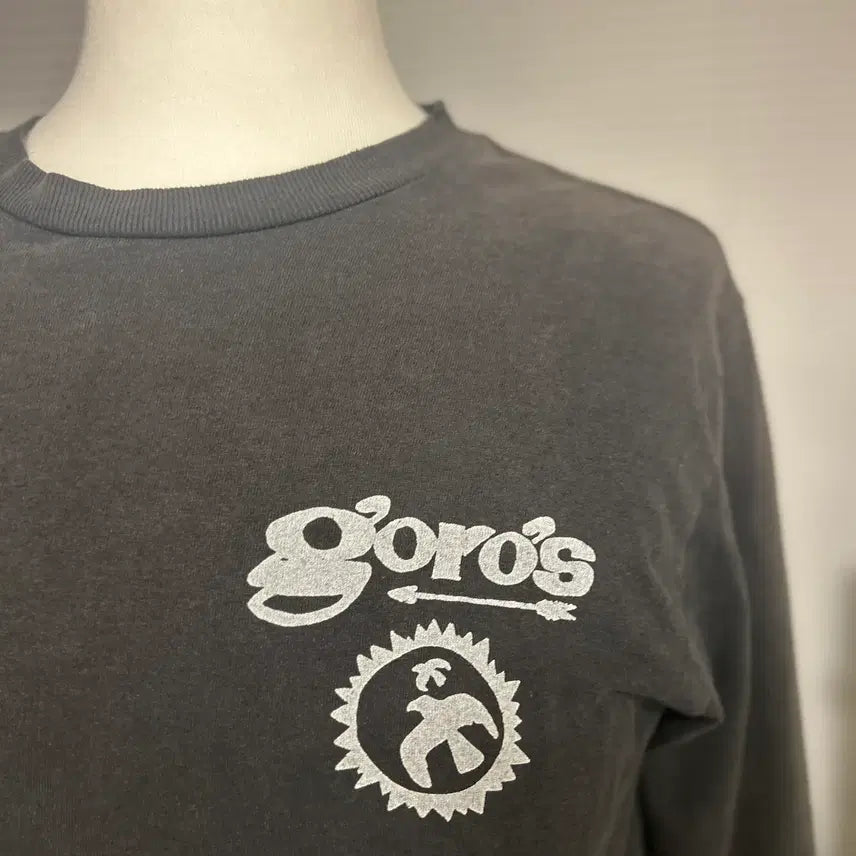 [BUNJANG] GOROS 90s Archive Banana Boat Collaboration Long Sleeve T-Shirt / GOROS 올드고로스 롱슬리브 바나나보트 아카이브 롱슬리브 티셔츠 S