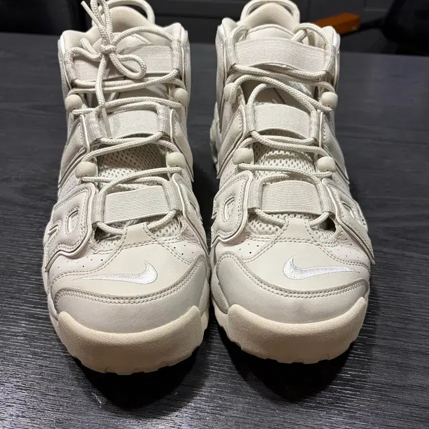 [BUNJANG] Nike Air More Uptempo 'Light Bone' Sneakers / 나이키 업템포 라이트본 270