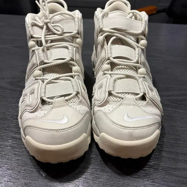[BUNJANG] Nike Air More Uptempo 'Light Bone' Sneakers / 나이키 업템포 라이트본 270