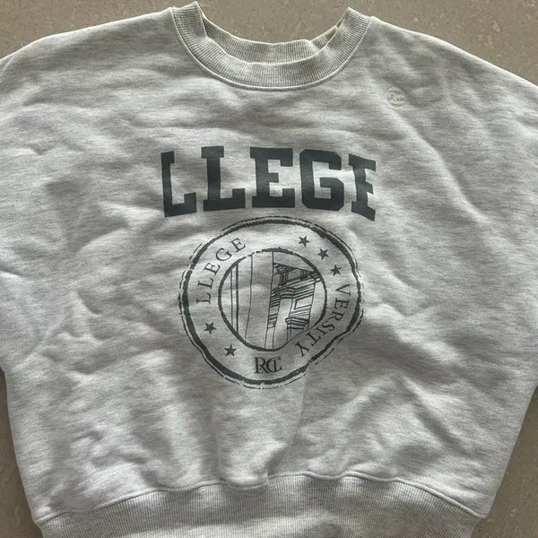 [BUNJANG] RECTO Cropped Sweatshirt / 렉토 크롭맨투맨
