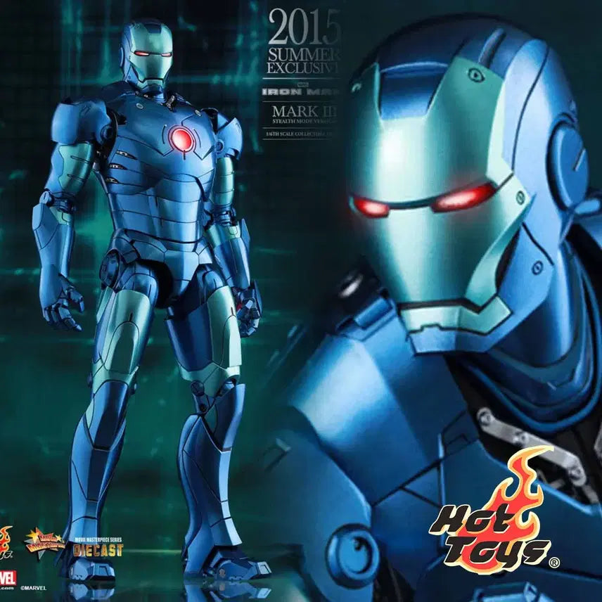 [BUNJANG] Hot Toys Iron Man Mark III Blue Stealth Limited Edition 1/6 Scale Figure / [개봉양품]핫토이 아이언맨 마크3 블루스텔스 한정판 1/6 피규어