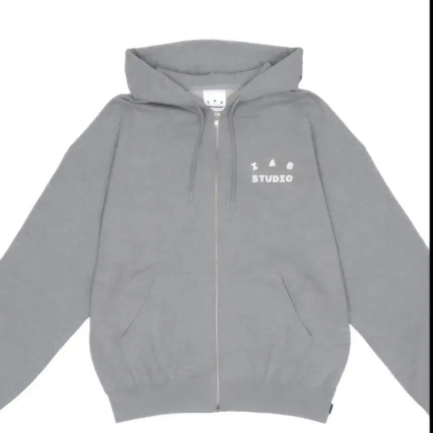 [BUNJANG] IApp Studio Hoodie Gray XL / 아이앱 스튜디오 후드집업 그레이