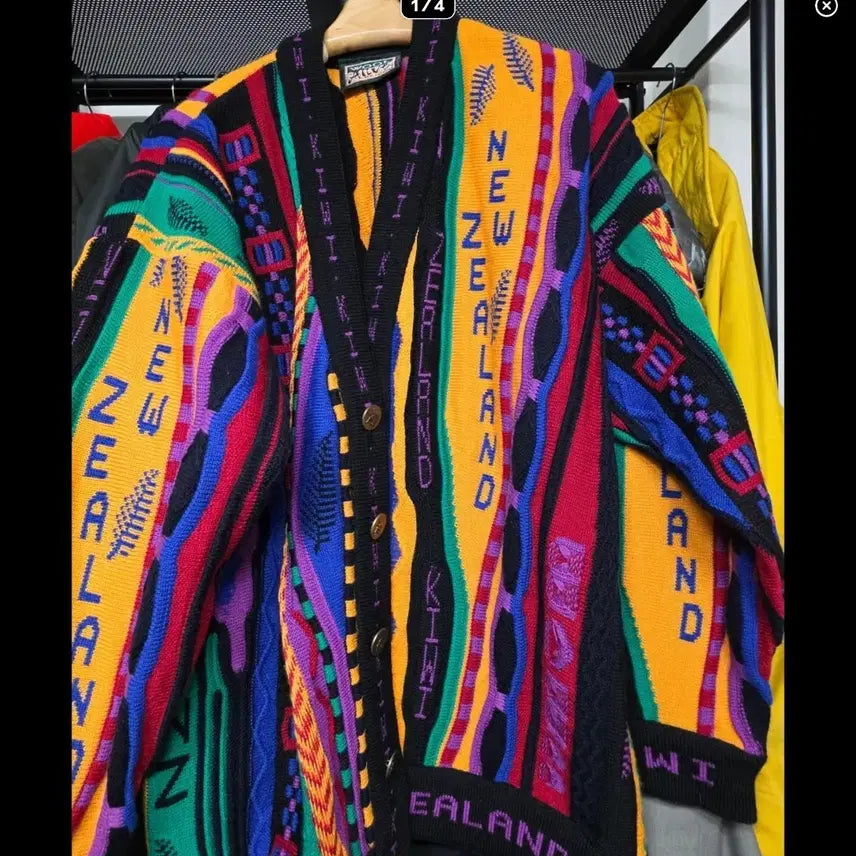 [BUNJANG] Coogi Style Vintage Cardigan / coogi 스타일 빈티지 가디건
