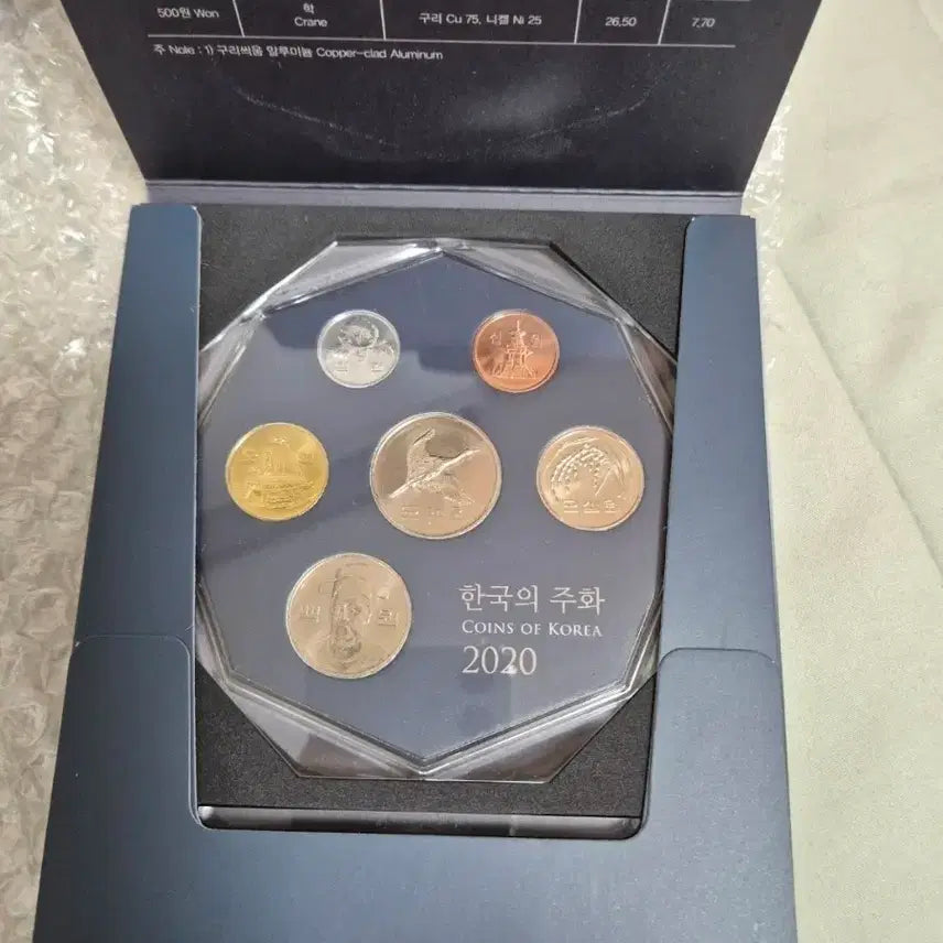 [BUNJANG] 2020 Korea Coin Set Unsealed / 2020 한국의 주화 세트 미개봉