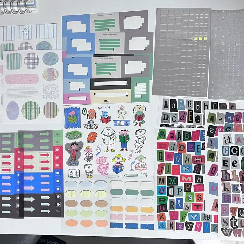 [BUNJANG] Sticker Bundle Set (41 Pieces) / 41장 아날로그키퍼, 다빛, 에피그래프, 카인다블루 등