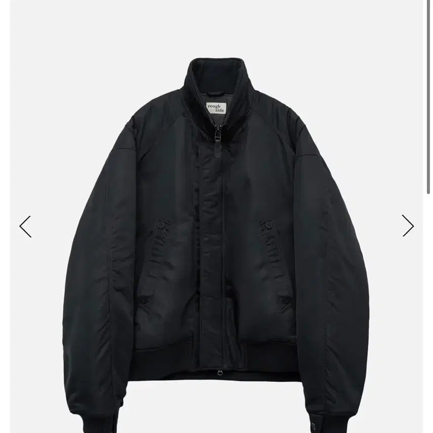 [BUNJANG] Roughside 25FW Aviator Bomber Jacket Ash Black Size 2 / 러프사이드 25FW 에비에이터(aviator) 봄버 애쉬 블랙 2사이즈
