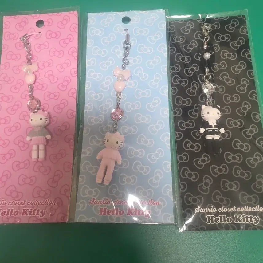 [BUNJANG] Hello Kitty Long Legs Charm Set / 키티롱다리키링일괄판매(배송비포함)