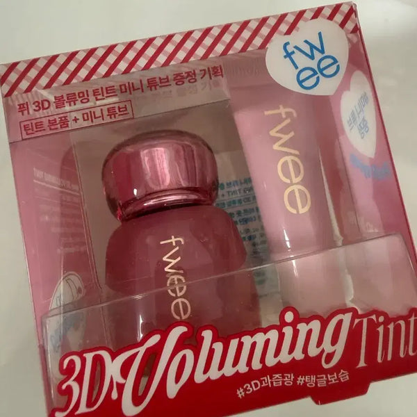 [BUNJANG] FIY 3D Voluming Tint Set / 퓌 3D 볼류밍 틴트 본품+미니튜브 / 올리브영 기획 / 화장품처분판매