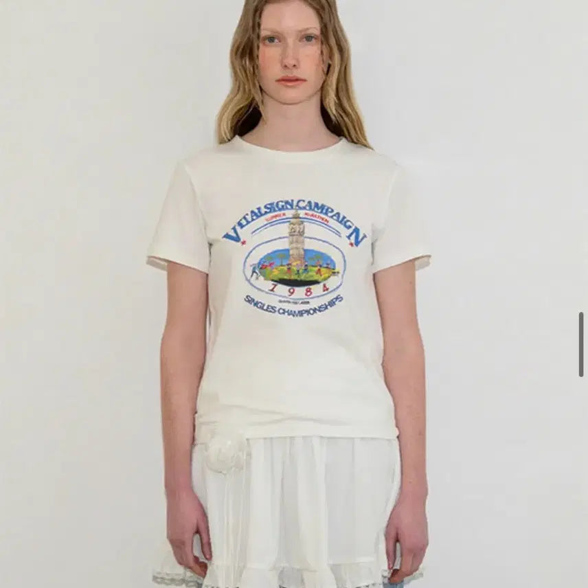 [BUNJANG] Vital Sign Short Sleeve T-Shirt / 바이탈 사인 반팔 티셔츠