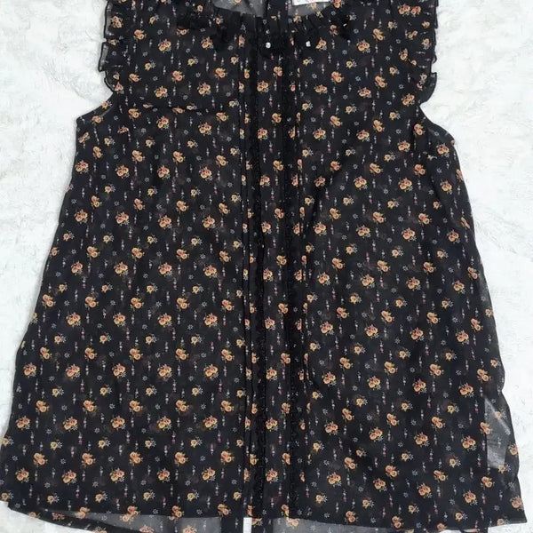 [BUNJANG] Axes Femme Japanese Vintage Floral Chiffon Blouse / 일본 빈티지 일브엑시즈팜 axes femme 플로럴 쉬폰 블라우스