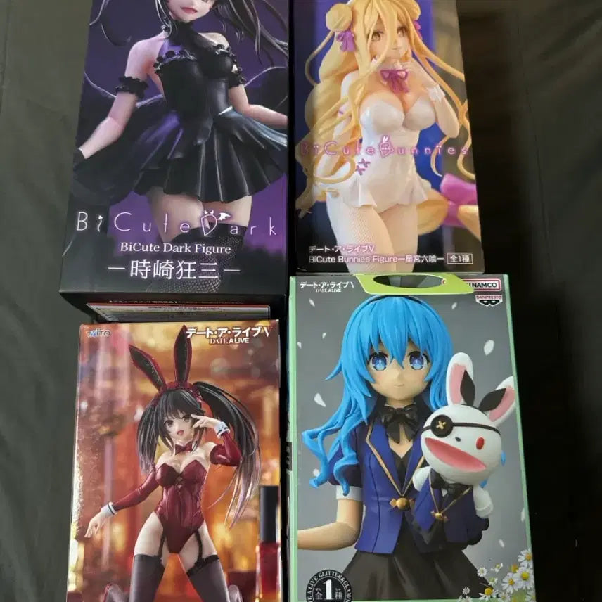 [BUNJANG] Date A Live Figure Set (4 Types) / 데이트 어 라이브 피규어 4종 일괄