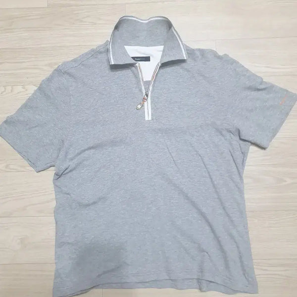 [BUNJANG] Zegna Sport Grey Short Sleeve Polo T-Shirt / 제냐스포츠 그레이 반팔 카라 티셔츠