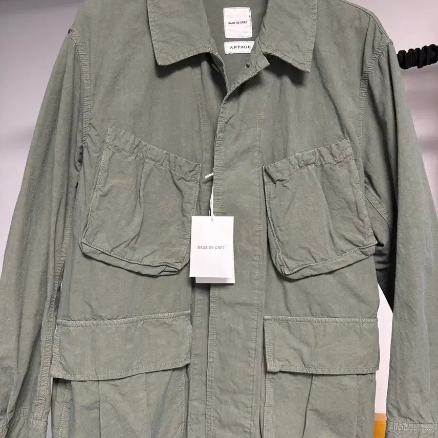 [BUNJANG] Sajou de Cre Jungal Fatigue Jacket Olive / [M] 사쥬드크레 정글퍼티그 자켓 올리브 새상품
