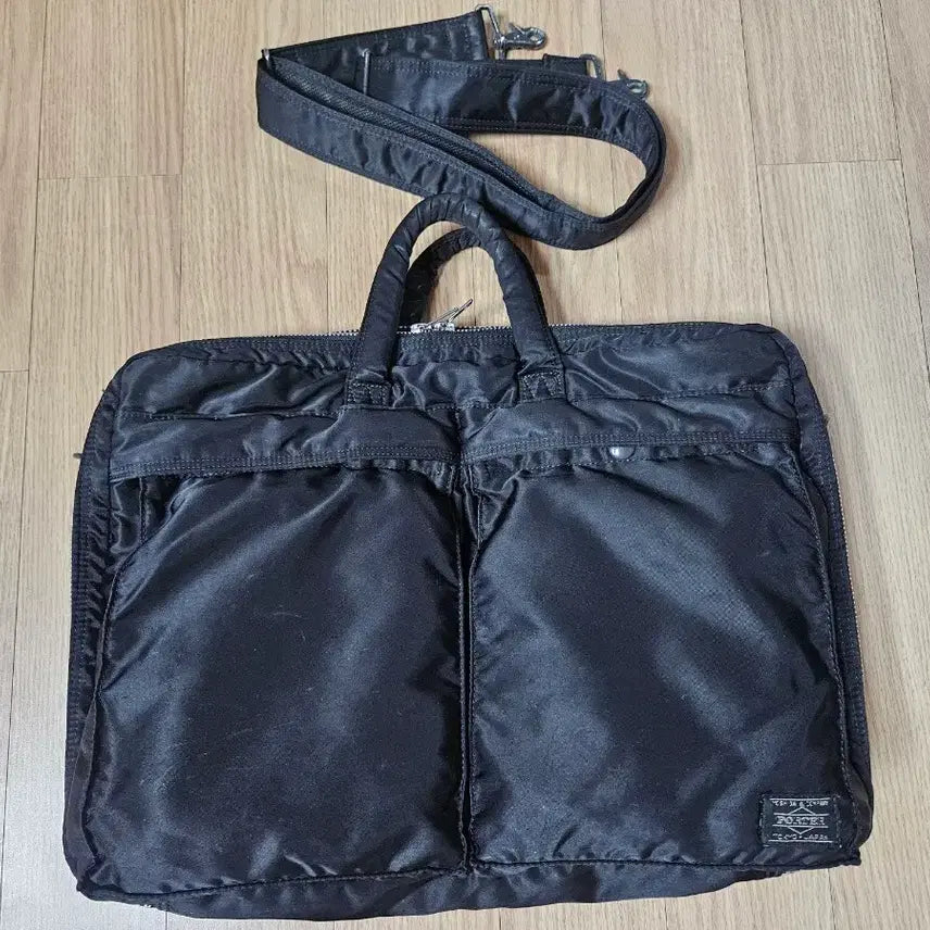 [BUNJANG] Yoshida Porter Tanker 2-Way Expandable Briefcase Black / 요시다포터 탱커 2way 확장형 브리프케이스 블랙