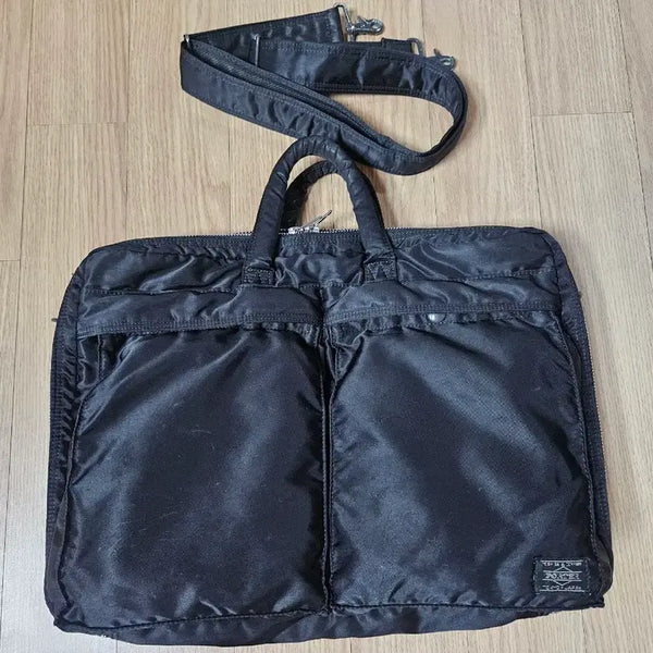 [BUNJANG] Yoshida Porter Tanker 2-Way Expandable Briefcase Black / 요시다포터 탱커 2way 확장형 브리프케이스 블랙