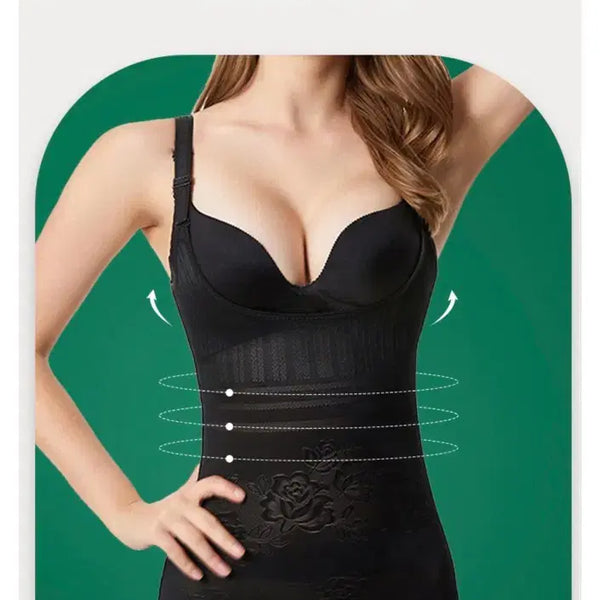 [BUNJANG] Curied Women's Tummy Control Shapewear Bodysuit / 쿠리드 여성 뱃살 커버 몸매 보정 속옷, 1개 6천원, 2개 만원