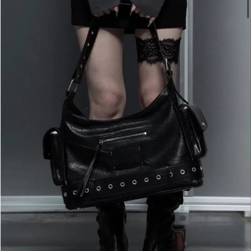 [BUNJANG] ETUDES STUDIO Strap Belt Eyelet Big Bag / 에트오소메 스트랩 벨트 아일렛 빅백