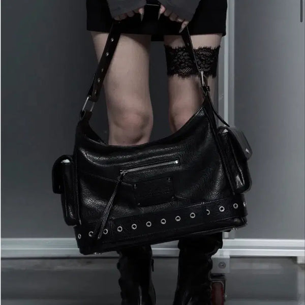 [BUNJANG] ETUDES STUDIO Strap Belt Eyelet Big Bag / 에트오소메 스트랩 벨트 아일렛 빅백