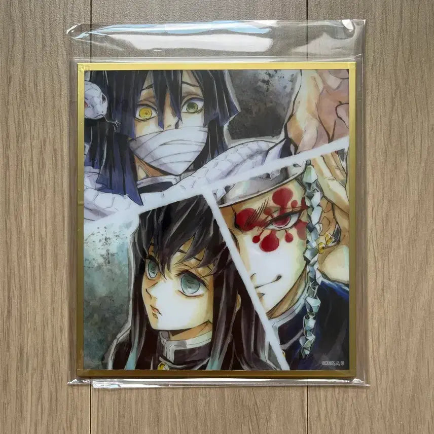 [BUNJANG] Demon Slayer Acrylic Shikishi - Iguro Obanai, Tokito Muichiro, Tengen Uzui - Unsealed / 귀멸의칼날 웹샵 아크릴색지 이구로 무이치로 텐겐 판매합니다.  미개봉