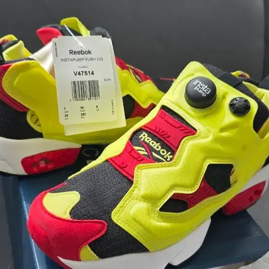 [BUNJANG] Reebok InstaPump Fury OG 'Citron' (V47514) - Men's Size 260 / 인스타펌프 퓨리 OG '시트론' (V47514)