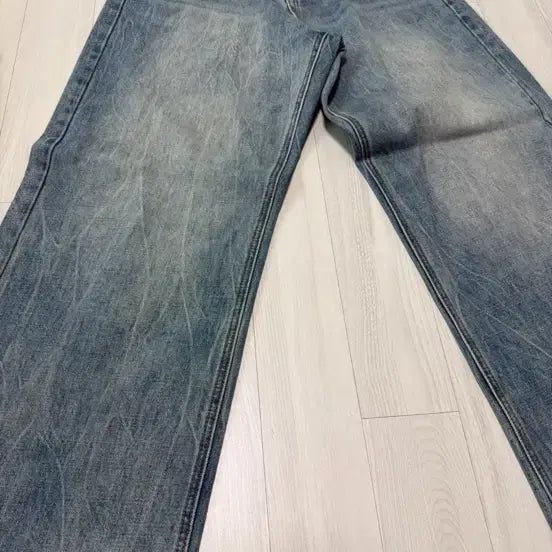 [BUNJANG] DNSR Signature Wide Denim Pants (Tor Blue, Size S) / dnsr 시그니처 와이드 데님 토르블루 [S]