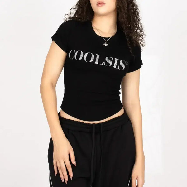 [BUNJANG] CoolSys Signature T-Shirt (White/Black) / 쿨시스 시그니처 반팔티 흰색, 검정색