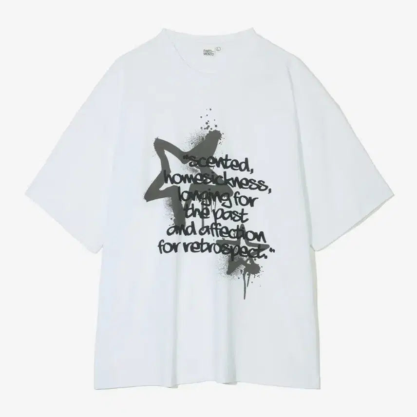 [BUNJANG] Partimento Printing Oversized Short Sleeve T-Shirt / 파르티멘토 프린팅 오버핏 반팔