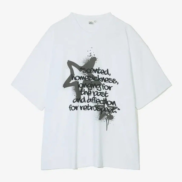 [BUNJANG] Partimento Printing Oversized Short Sleeve T-Shirt / 파르티멘토 프린팅 오버핏 반팔