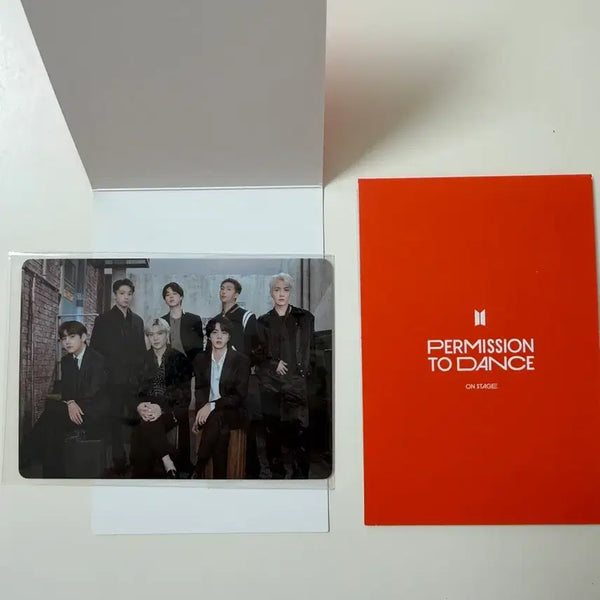 [BUNJANG] BTS PERMISSION TO DANCE Group Mini Photocard POB / 방탄 퍼투댄 미니포카 단체 특전