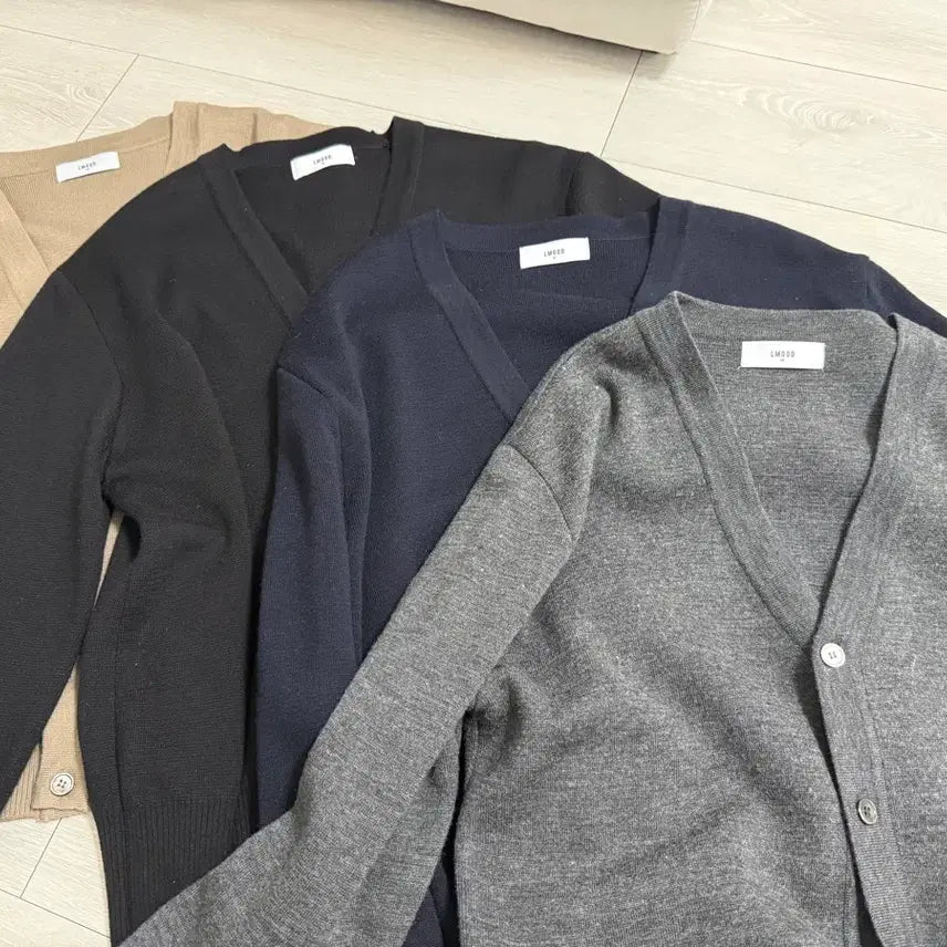 [BUNJANG] Ellude Ordinary Crop Cardigan Bundle Set / 엘무드 오디너리 크롭 가디건 일괄