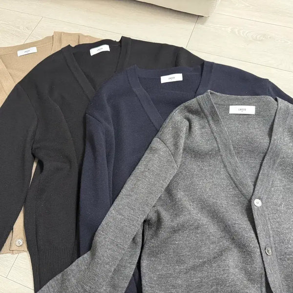 [BUNJANG] Ellude Ordinary Crop Cardigan Bundle Set / 엘무드 오디너리 크롭 가디건 일괄