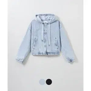 [BUNJANG] SPAO Yeoncheom Cropped Denim Hoodie Jacket Size S / 스파오 연첨후드 크롭청자켓S/알뜰한여우