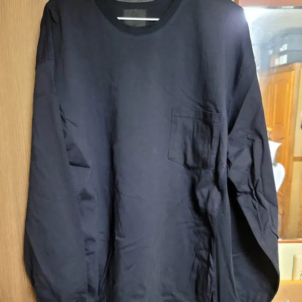[BUNJANG] Envelope Long Sleeve T-Shirt Dark Navy / 엔벨로프 롱슬리브 4사이즈
